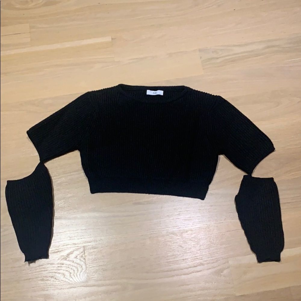 Black knit sweater  